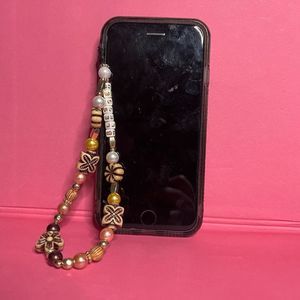 Cell Phone Wristlet- Stunning Detachable Beaded Bracelet/Wristlet For Cell Phone